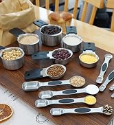 Magnetic Measuring Cups and Spoons Set