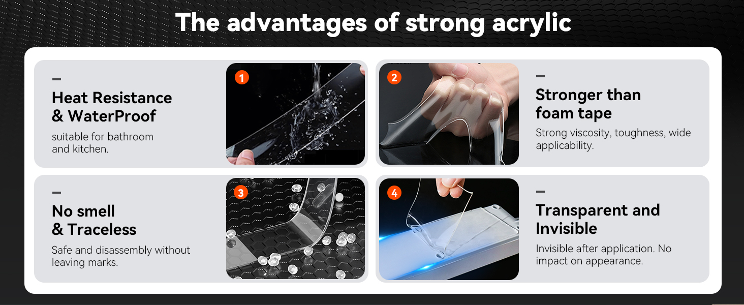 The advantages of strong acrylic