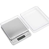 Toprime Digital Gram Scale 500g 0.01g Food Scale High Precision Kitchen Scale Multifunctional Sta...