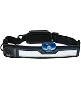 NextLED NT-6598 Multi-Function, Rechargeable Headlamp, Wide-Beam LED Bar Headlamp, 500 Lumen, Har...