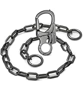 Ahiller Wallet Chains for Men Women, Heavy Duty Hip Hop Pants Jean Belt Key Chain with Double Loc...