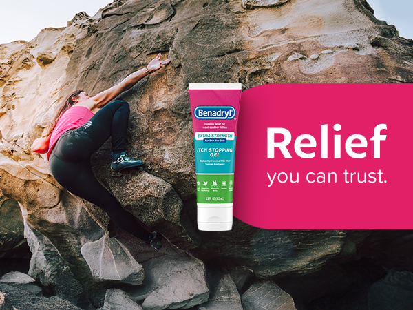 Benadryl is itch relief medicine you can trust