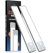 Reoshine Under Cabinet Lighting, 40 LED Motion Sensor Light Indoor Rechargeable, 1800mAh Closet L...