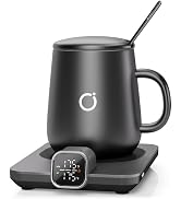 Coffee Cup Warmer & iKago Mug Set, 1? Precise Temp Control Mug Warmer | Auto Shut Off, Infrared S...