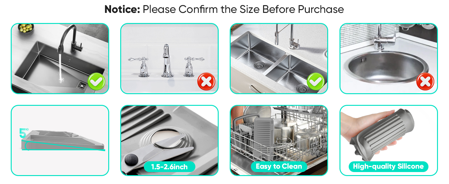 silicone sink splash guard