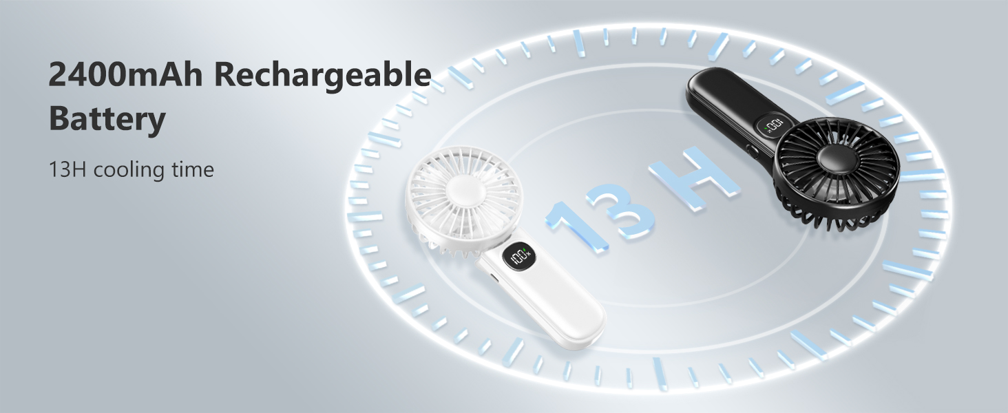 handheld fan rechargeable
