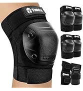 Tanden Skating Protective Gear Kids Knee Pads and Elbow Pads Set, Bike Knee Pads for Kids Wrist G...
