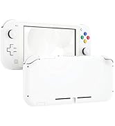 eXtremeRate Soft Touch White DIY Replacement Shell for Nintendo Switch Lite, NSL Handheld Control...