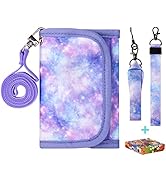 Choco Mocha Girls Wallets for Kids 6-8 8-10, Kids Wallets for Girls 10-12 Trifold Wallet with Lan...