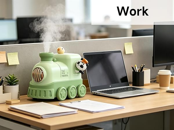 Mini Portable USB Desktop Train Humidifier 06-1