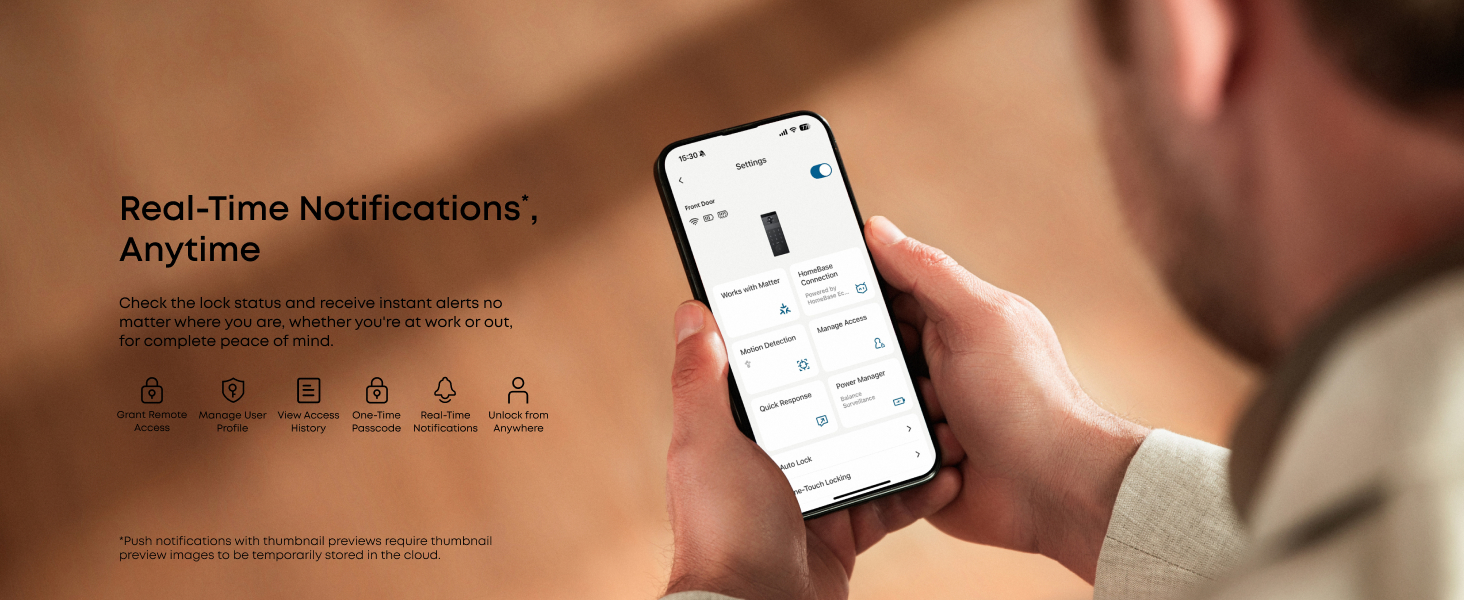 Real-Time Notifications*, Anytime