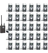 EXMAX EXG-108 Live Translator Device Wireless Microphone FM Radio Broadcast System for Social Dis...