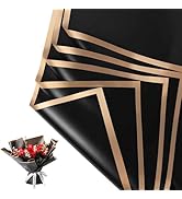 NESCCI 20 Sheets Flower Wrapping Paper - Waterproof Floral Bouquet Wrapping Paper, Florist Suppli...