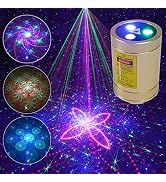 Party Lights, Chims DJ Light Show LED Sound Activated RGB 30 Patterns Portable Disco DJ Lights fo...