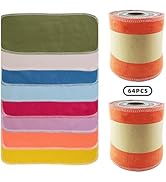 Minasuki Reusable Toilet Paper - Cotton Reusable Bidet Towels,Absorbent Washable Paper Towels rol...