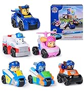 PAW Patrol Search & Rescue, Pup Squad Racers, 6-Pack of PAW Patrol Vehicles with Chase, Marshall,...