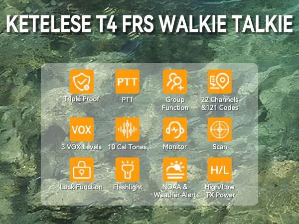 KETELESE T4 WALKIE TALKIE
