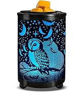 Leyoue Electric Wax Melt Warmer PTC Heating Plate with 7 Colors LED Changing Light Wax Warmer Fra...