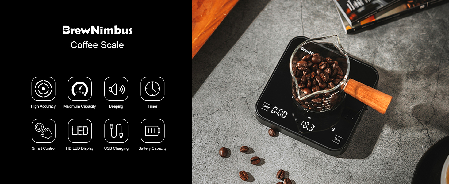 BrewNimbus Coffee Scale