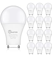 CFMASTER GU24 LED Llight Bulb, 5000K Daylight, 9W(100W Equivalent), 800 Lumens, A19 Shape GU24 LE...