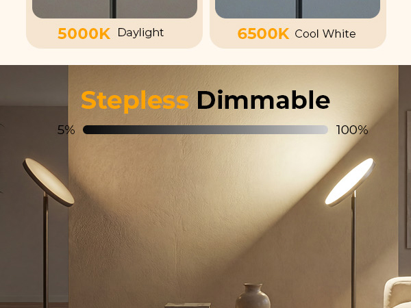 Stepless Dimmable
