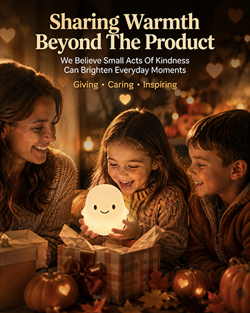 halloween night light ghost squishy