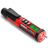 KAIWEETS Non-Contact Voltage Tester Pen, Dual Range AC 12V/70V-1000V Electrical Tester with LCD D...