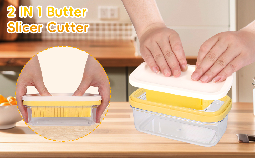 Butter Dish with Cutter Slicer