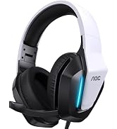 AOC Wired Gaming Headset, Surround Sound Headphones for Xbox Series X|S, PS5, PC, Switch, Noise C...