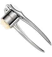 Vinland Garlic Press,Garlic crusher,Garlic Mincer with 63 chamber holes,Ergonomic Long Handle,Eas...