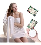 QUALIALL Compressed Towel Tablets, Portable Travel Washcloth for Camping Hiking Backpacking or Tr...