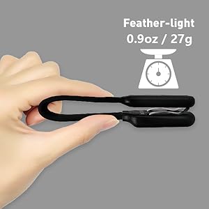 Travel-Ready Ultra Lightweight (0.9oz), Compact & Fits in Pocket.