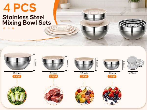 Stainless Steel Mixing Bowls