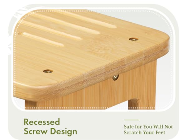 bamboo toilet stool