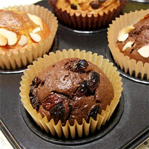 Greaseproof paper baking cups from GIFBERA