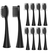 10 Pack Replacement Toothbrush Heads Compatible with Burst Electric Toothbrush, YMPBO Toothbrush ...