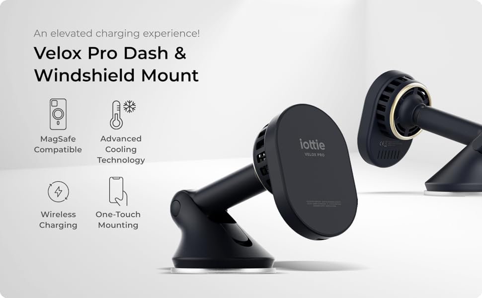 MagSafe 3 dashboard & windshield charging car mount suction cup phone holder iphone charger dash