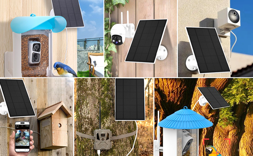 Solar Panel for Security Camera