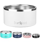 200oz Large Stainless Steel Dog Bowl. Extra Large Dog Water Bowls for Large Dogs with Rubber Bott...