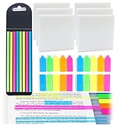 960Pcs Transparent Sticky Note Pads Set,Clear Sticky Notes Long Page Markers Sticky Index Tabs, A...
