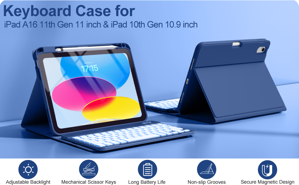 ipad 11th generation case with keyboard