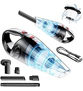 YFIXQNSU Cordless Hand Held Vacuum Cleaner - Handheld Vacuum Cleaner with Washable Filter, Lightw...