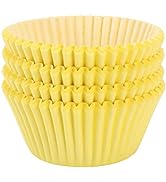 TRUSBER Baking Cups, 100 pieces Paper Cupcake Liners Wrappers Nonstick Muffin Molds Baking Cup Ho...