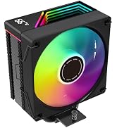 Jungle Leopard KF420 Digital CPU Air ARGB Cooler|Infinite Mirror|Digital Display|4 Heat Pipes|PWM...