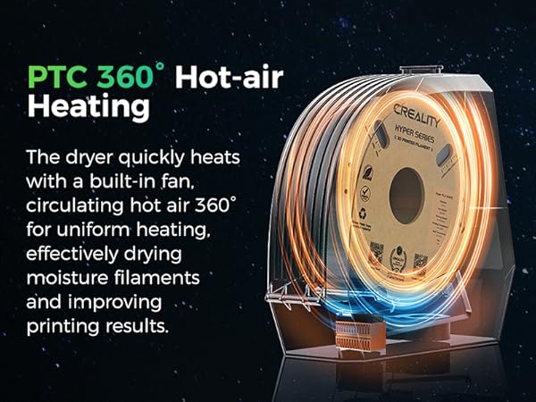 filament dryer box 3d Printer Filament Dryer dehydrator Box Storage Holder for 1.75mm PLA PETG ABS