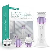 VOYOR Electric Razors for Women 4 in 1 Bikini Trimmer, Foil Shaver for Women 4 Replacement Heads ...
