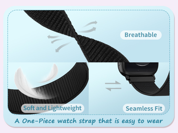Sunnywoo Nylon Sport Watch Band for Apple Watch