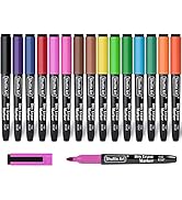 Dry Erase Markers, Shuttle Art 15 Colors Magnetic Whiteboard Markers with Erase,Fine Point Dry Er...