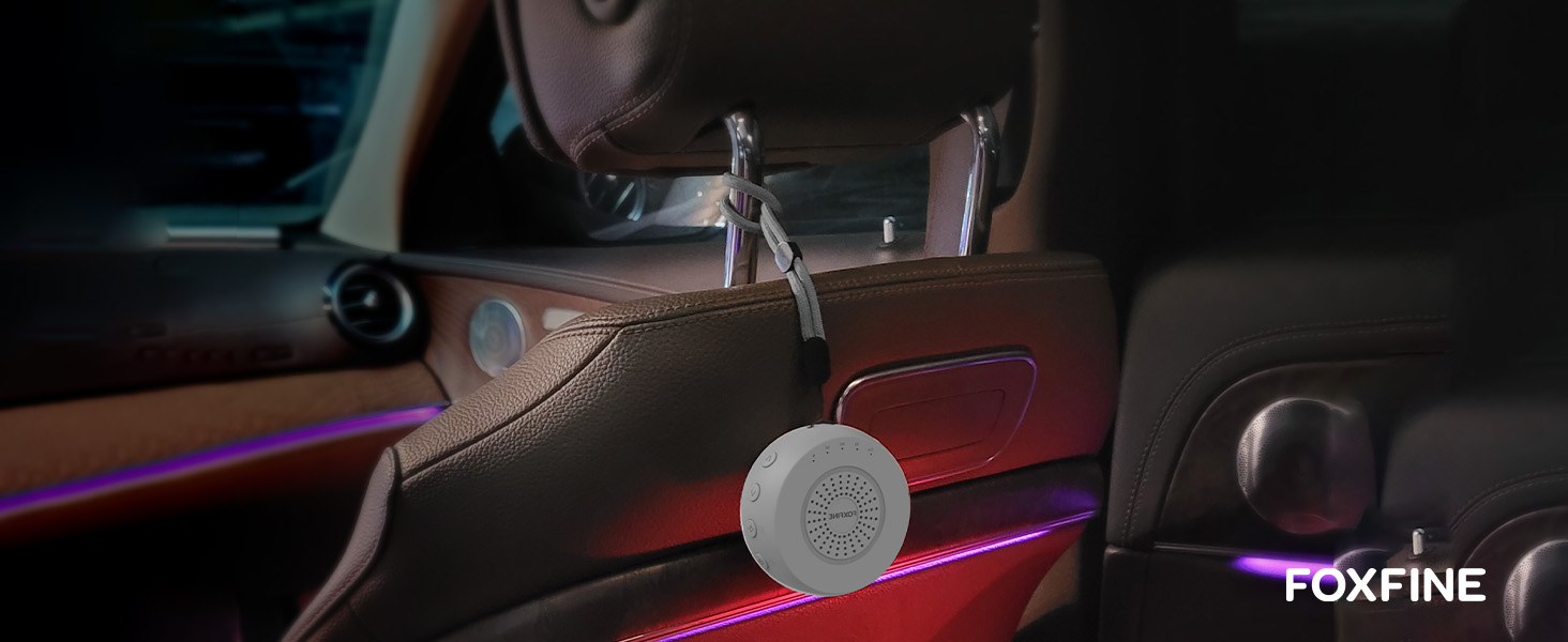 FOXFINE hanging in car interior during travel use