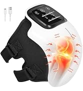 Medcursor Knee Massager, Cordless Heated Knee Massager with 3 Heating Levels, 3 Vibration Modes, ...